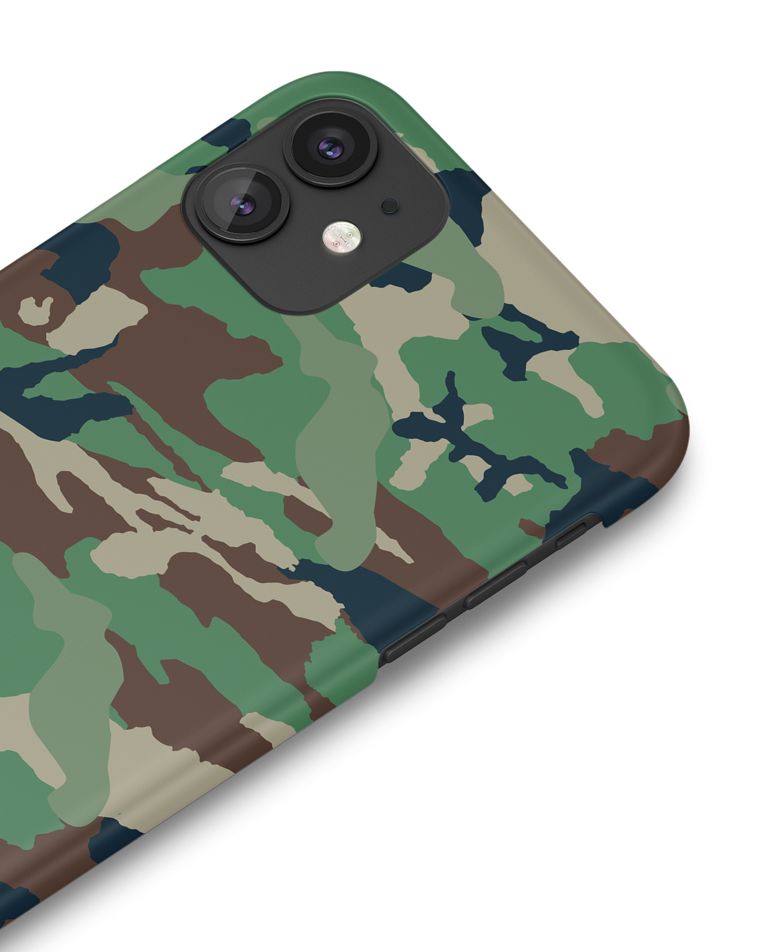 Green and Brown Camo Hardcase Handyhülle Apple iPhone 11: Detailansicht