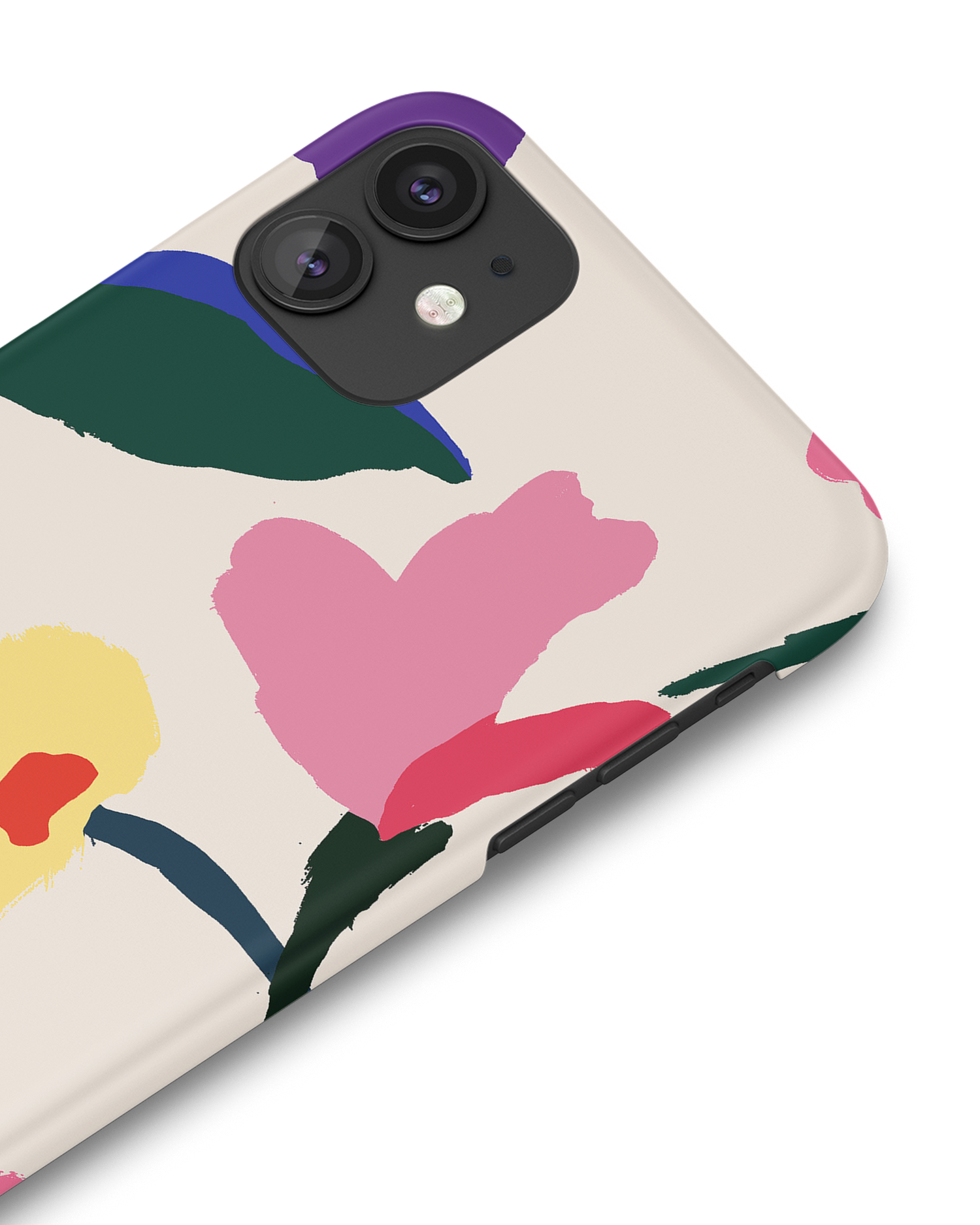Handpainted Blooms Hardcase Handyhülle Apple iPhone 11: Detailansicht