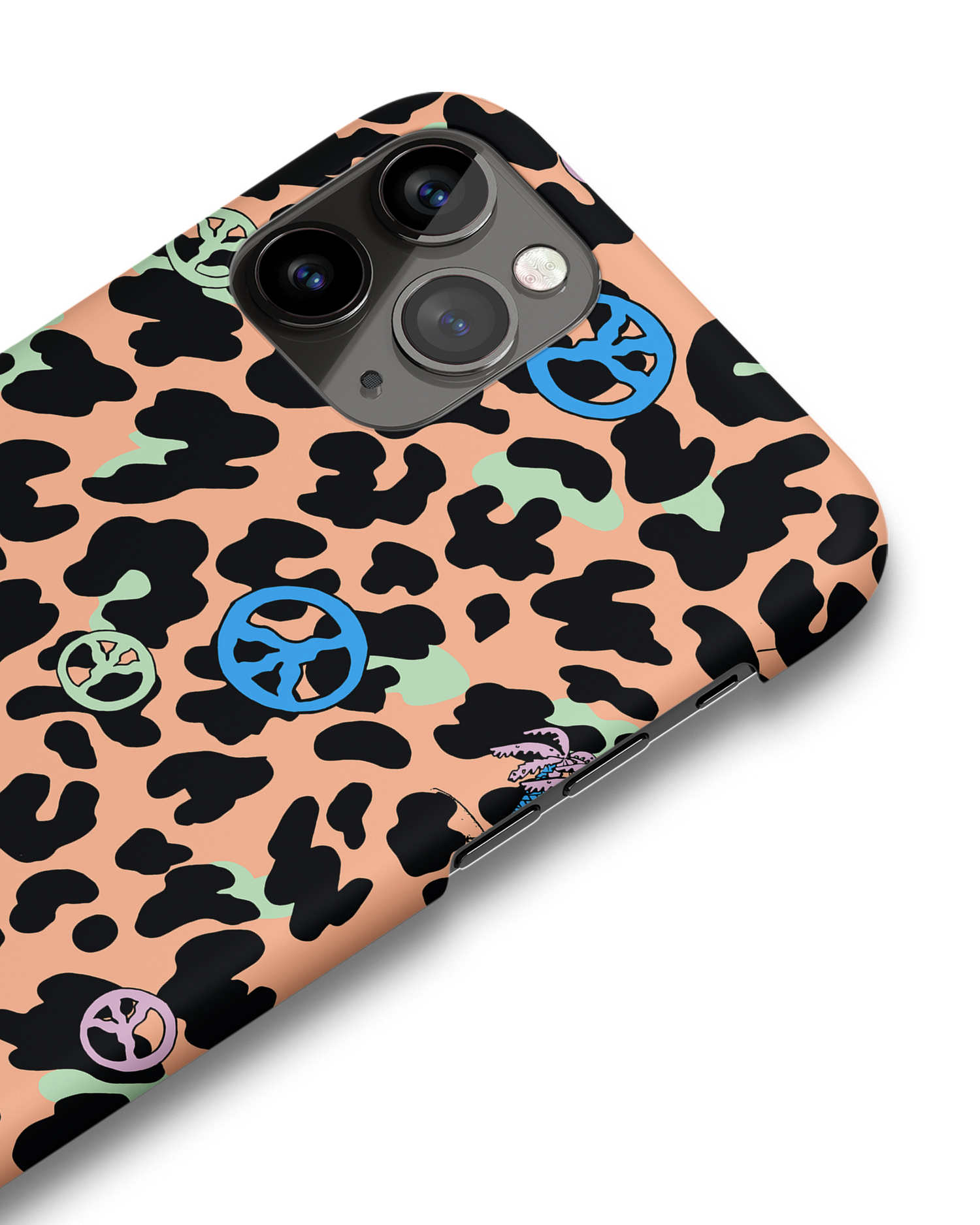 Leopard Peace Palms Hardcase Handyhülle Apple iPhone 11 Pro Max: Detailansicht
