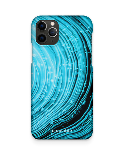 Turquoise Ripples Hardcase Handyhülle Apple iPhone 11 Pro Max