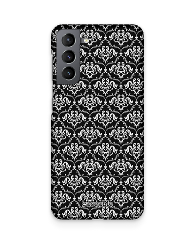 Black French Lillies Hardcase Handyhülle Samsung Galaxy S21 Plus