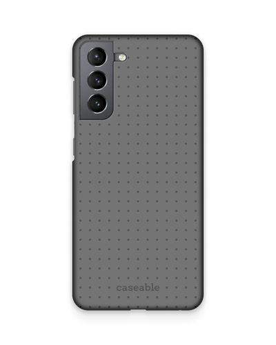 Dot Grid Grey Hardcase Handyhülle Samsung Galaxy S21 Plus