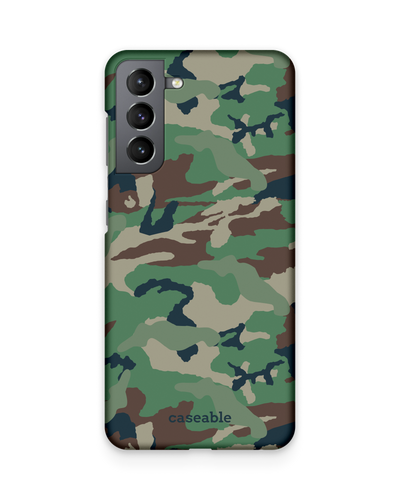 Green and Brown Camo Hardcase Handyhülle Samsung Galaxy S21 Plus