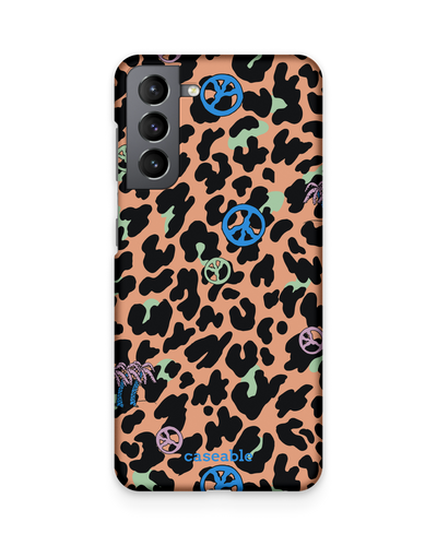 Leopard Peace Palms Hardcase Handyhülle Samsung Galaxy S21 Plus