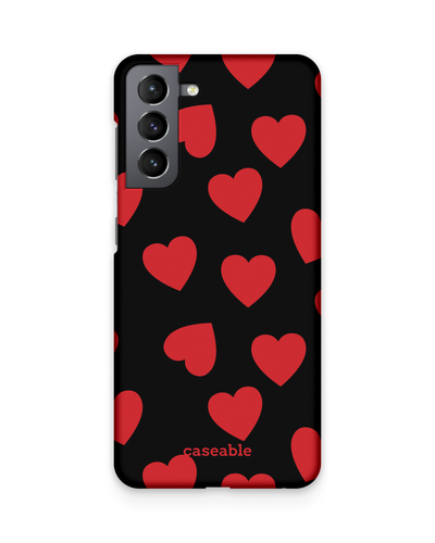 Repeating Hearts Hardcase Handyhülle Samsung Galaxy S21 Plus