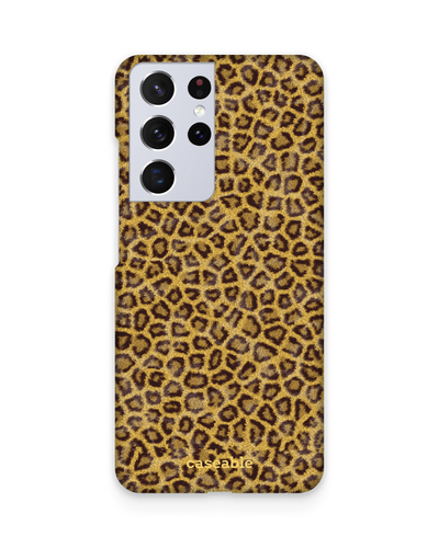 Leopard Skin Hardcase Handyhülle Samsung Galaxy S21 Ultra