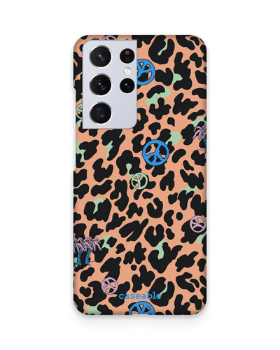 Leopard Peace Palms Hardcase Handyhülle Samsung Galaxy S21 Ultra