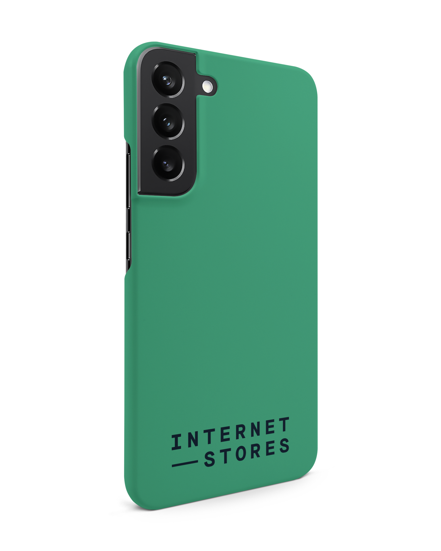 ISG Neon Green Hardcase Handyhülle Samsung Galaxy S22 Plus 5G: Seitenansicht links