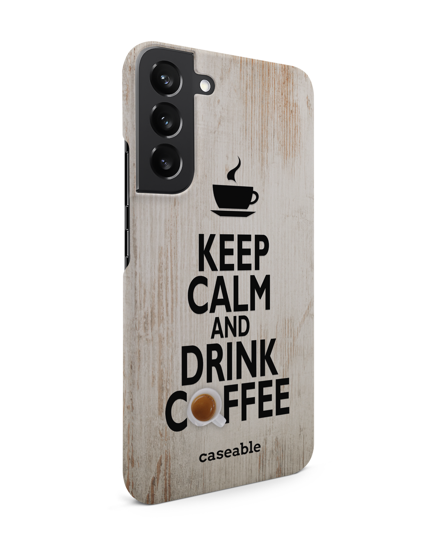 Drink Coffee Hardcase Handyhülle Samsung Galaxy S22 Plus 5G: Seitenansicht links