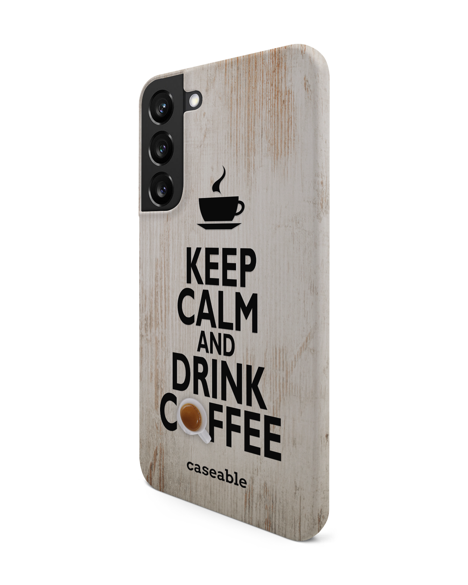 Drink Coffee Hardcase Handyhülle Samsung Galaxy S22 Plus 5G: Seitenansicht rechts