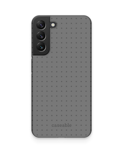 Dot Grid Grey Hardcase Handyhülle Samsung Galaxy S22 Plus 5G