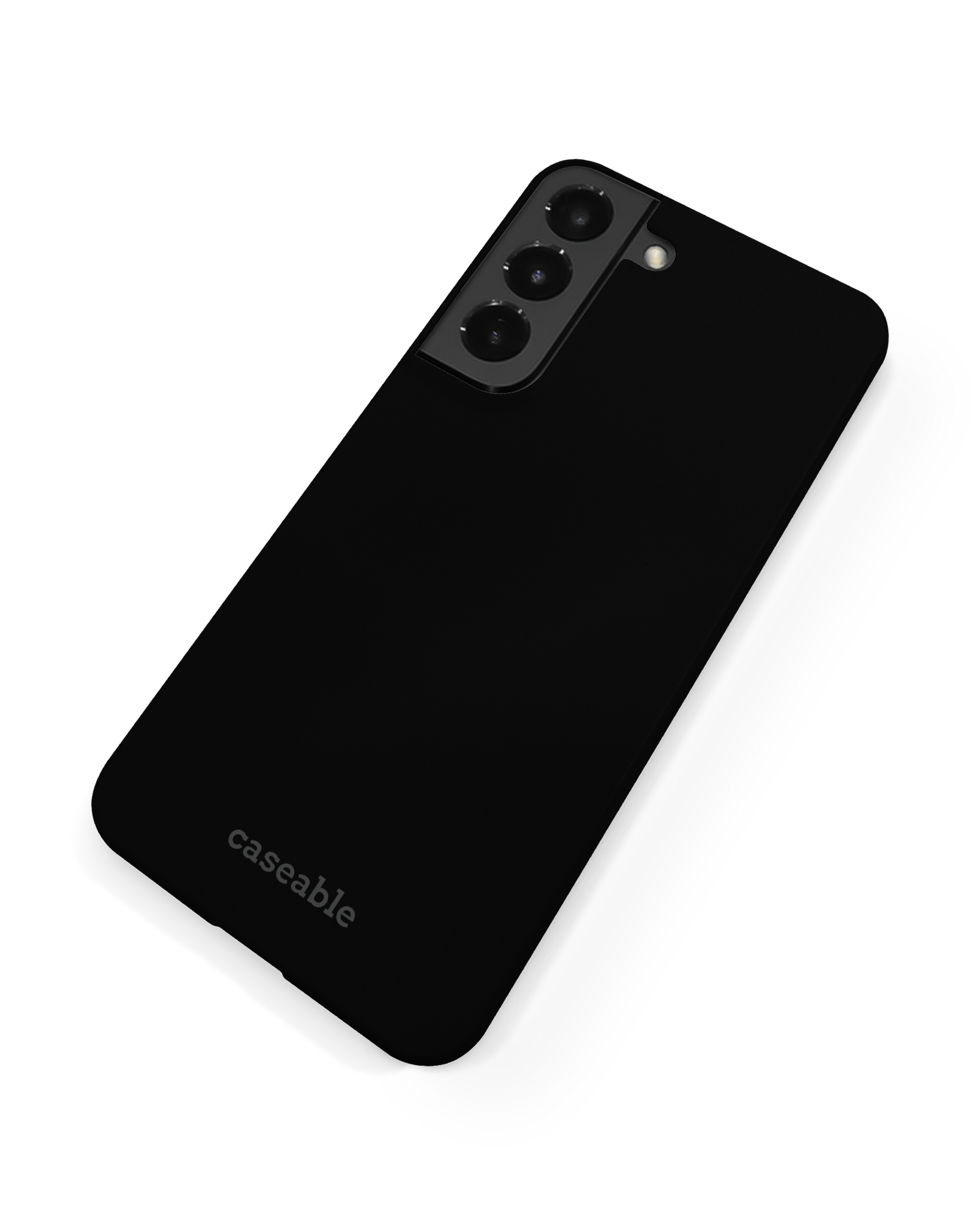 BLACK Hardcase Handyhülle Samsung Galaxy S22 Plus 5G: Rückseite