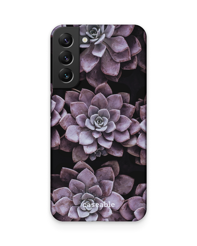 Purple Succulents Hardcase Handyhülle Samsung Galaxy S22 Plus 5G