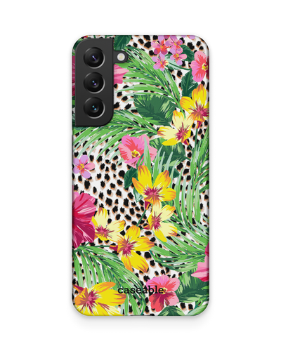 Tropical Cheetah Hardcase Handyhülle Samsung Galaxy S22 Plus 5G