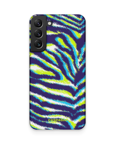 Neon Zebra Hardcase Handyhülle Samsung Galaxy S22 Plus 5G