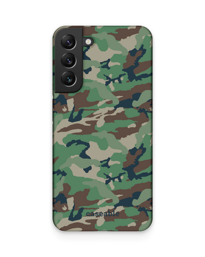 Green and Brown Camo Hardcase Handyhülle Samsung Galaxy S22 Plus 5G