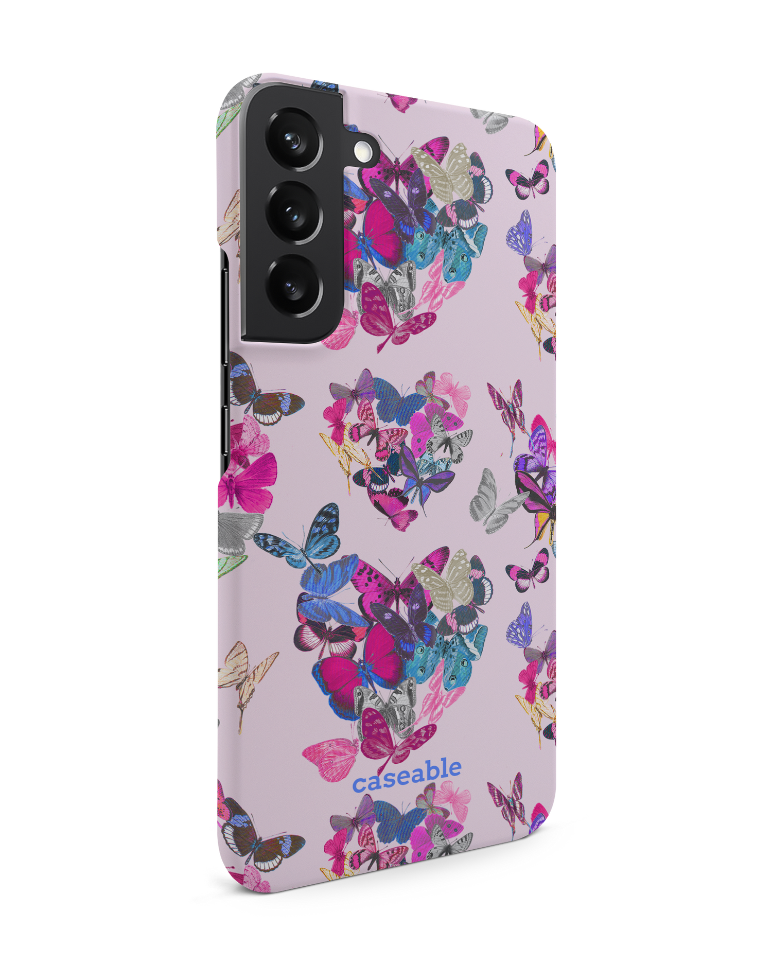 Butterfly Love Hardcase Handyhülle Samsung Galaxy S22 Plus 5G: Seitenansicht links