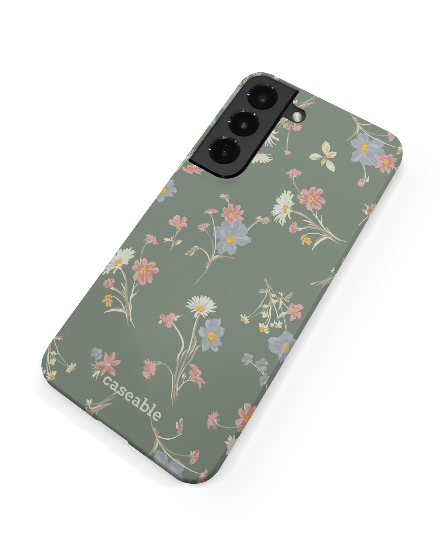 Wild Flower Sprigs Hardcase Handyhülle Samsung Galaxy S22 Plus 5G: Rückseite