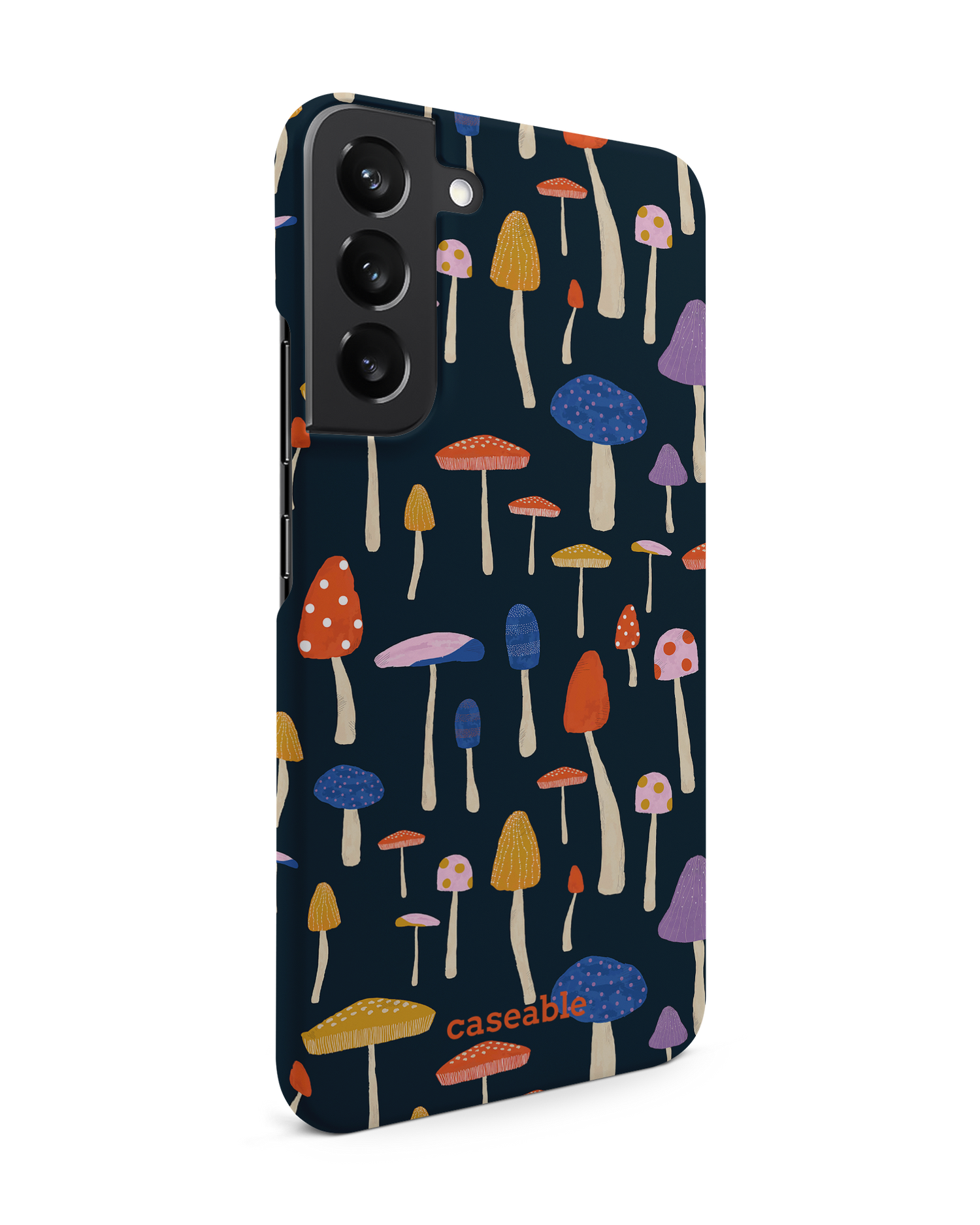Mushroom Delights Hardcase Handyhülle Samsung Galaxy S22 Plus 5G: Seitenansicht links