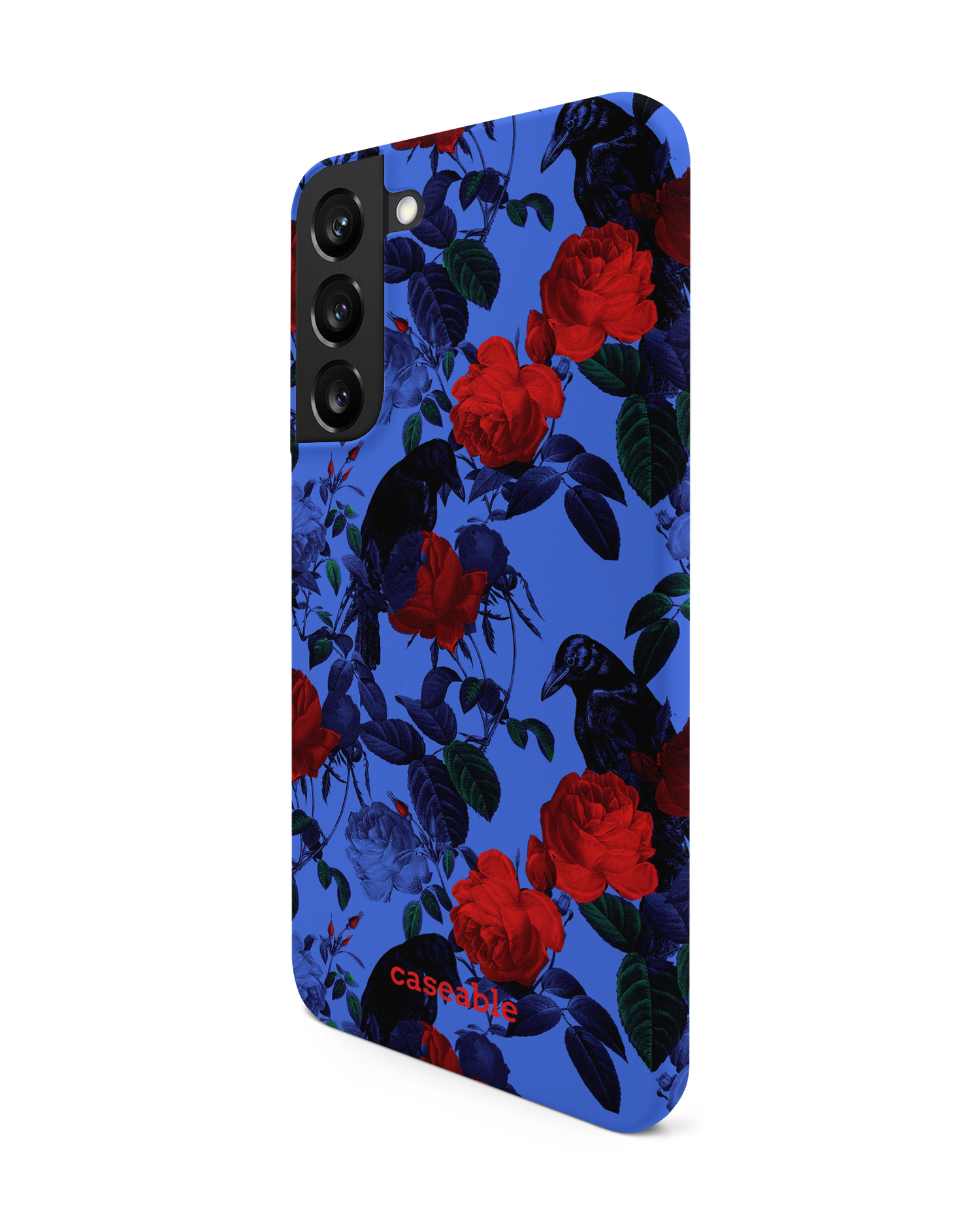 Roses And Ravens Hardcase Handyhülle Samsung Galaxy S22 Plus 5G: Seitenansicht rechts