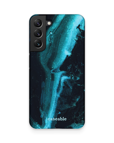 Deep Turquoise Sparkle Hardcase Handyhülle Samsung Galaxy S22 Plus 5G