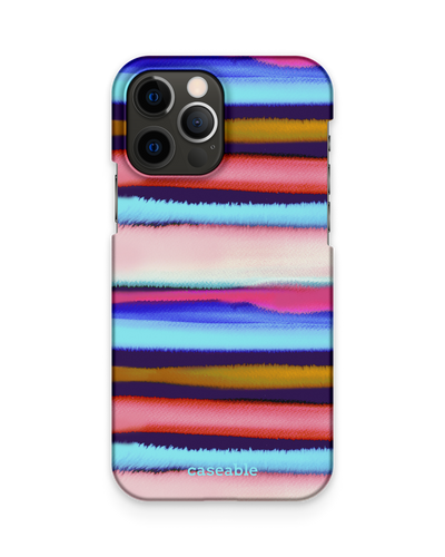 Watercolor Stripes Hardcase Handyhülle Apple iPhone 12 Pro Max