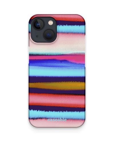 Watercolor Stripes Hardcase Handyhülle Apple iPhone 13 mini