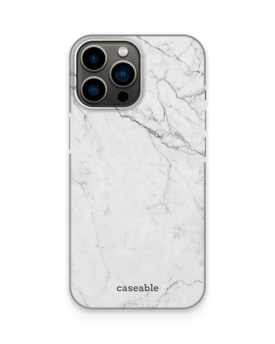 White Marble Hardcase Handyhülle Apple iPhone 13 Pro Max