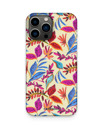 Painterly Spring Leaves Hardcase Handyhülle Apple iPhone 13 Pro Max