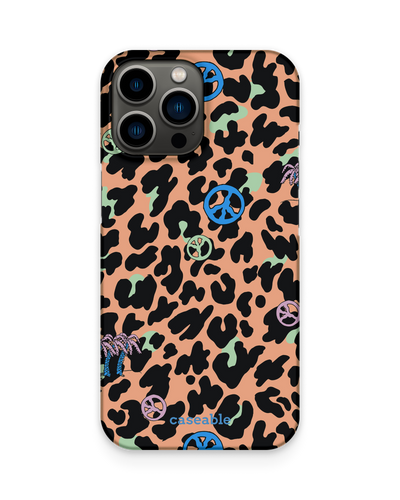 Leopard Peace Palms Hardcase Handyhülle Apple iPhone 13 Pro Max