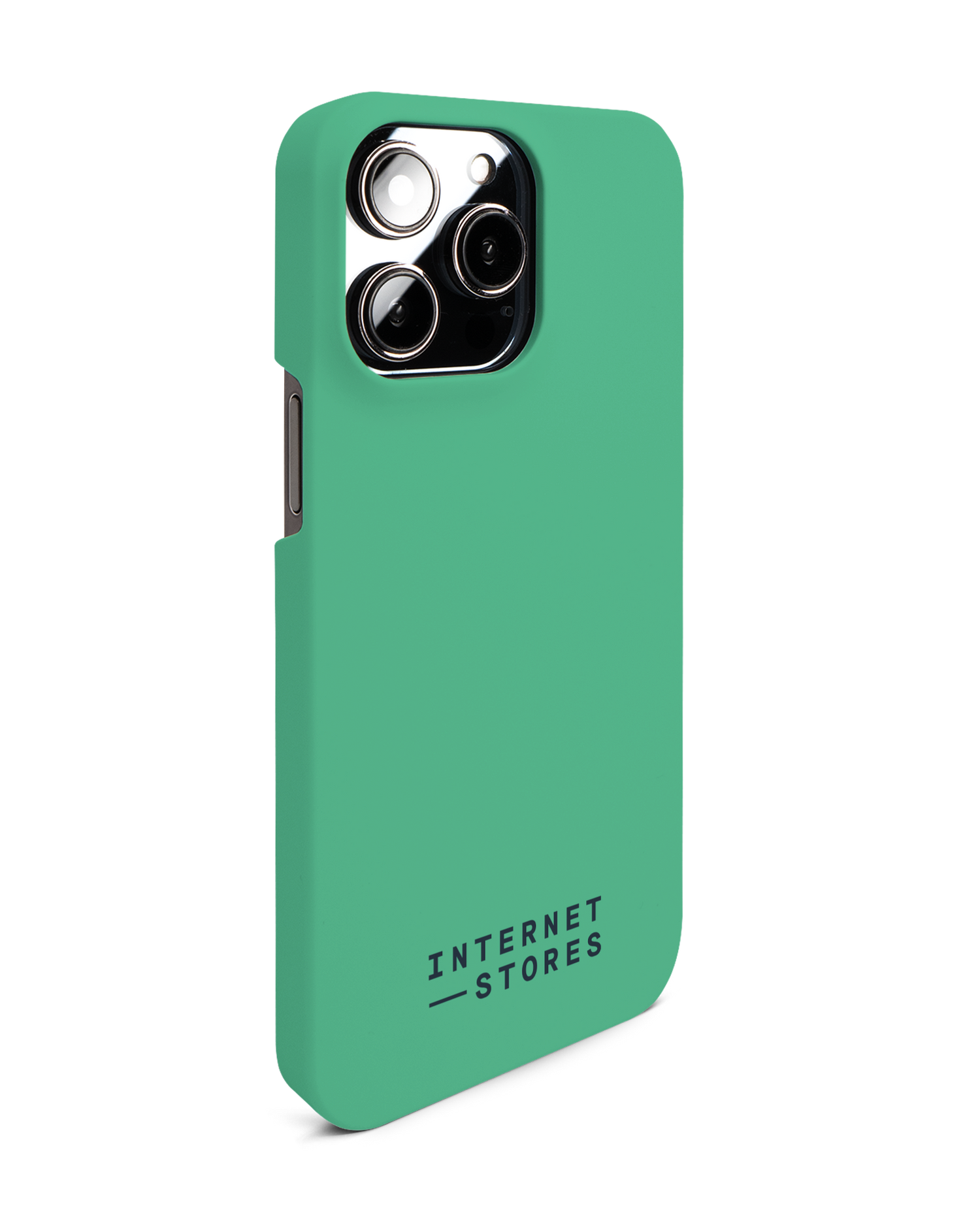 ISG Neon Green Hardcase Handyhülle für Apple iPhone 14 Pro Max: Seitenansicht links