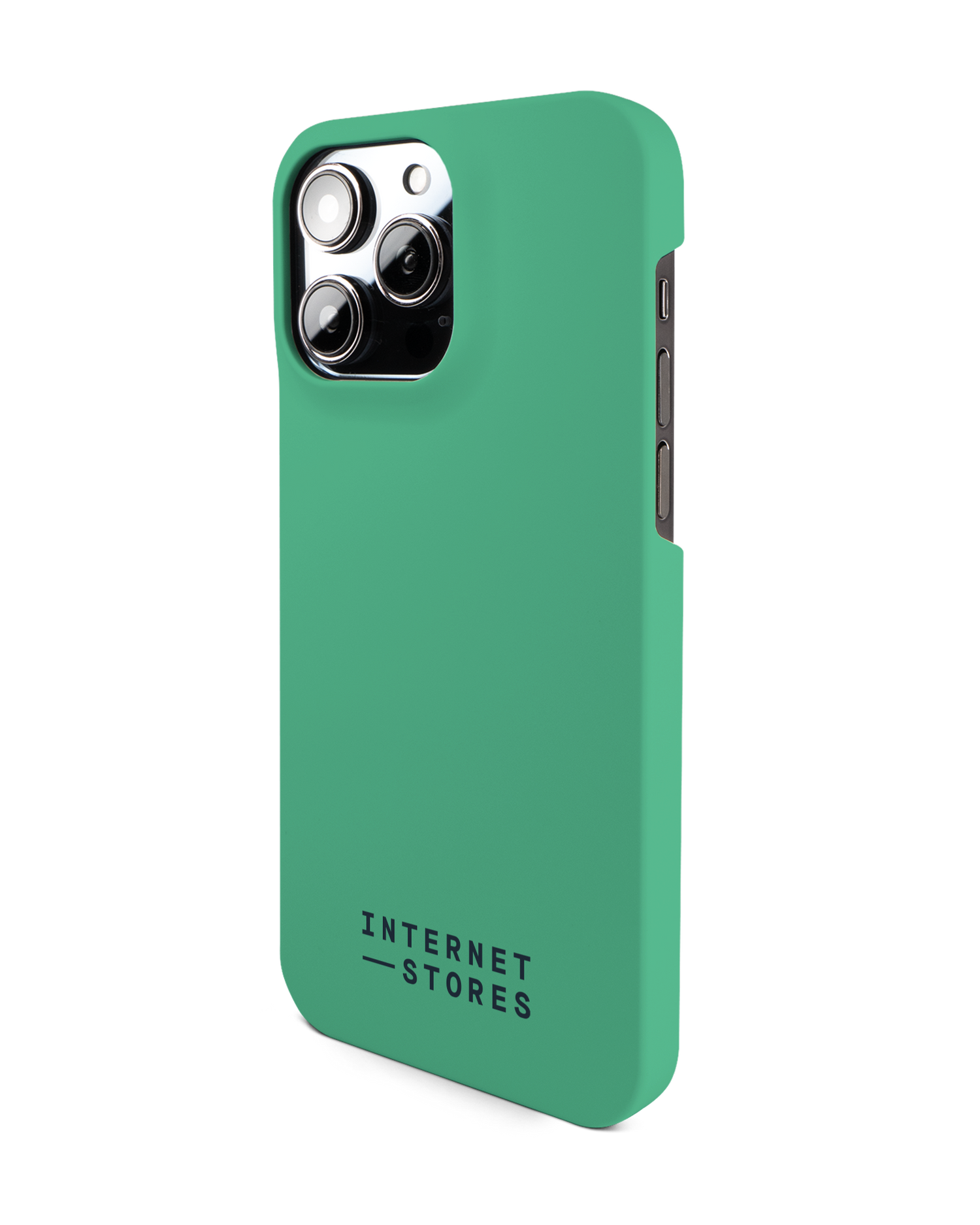 ISG Neon Green Hardcase Handyhülle für Apple iPhone 14 Pro Max: Seitenansicht rechts