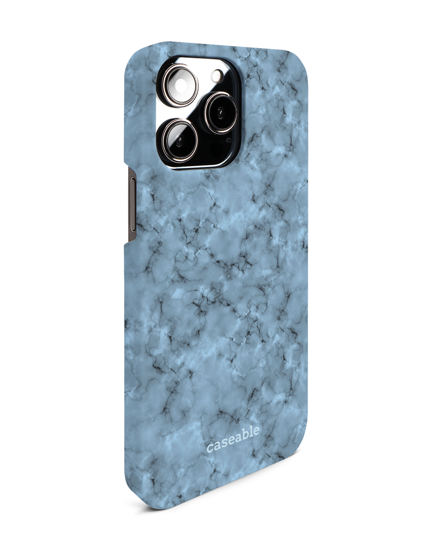 Blue Marble Hardcase Handyhülle für Apple iPhone 14 Pro Max: Seitenansicht links