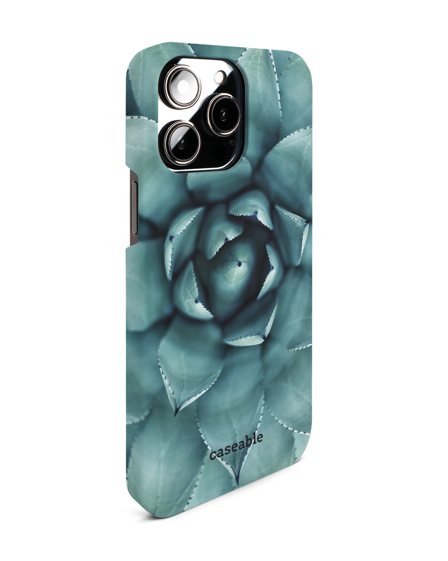 Beautiful Succulent Hardcase Handyhülle für Apple iPhone 14 Pro Max: Seitenansicht links