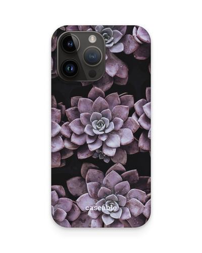 Purple Succulents Hardcase Handyhülle für Apple iPhone 14 Pro Max