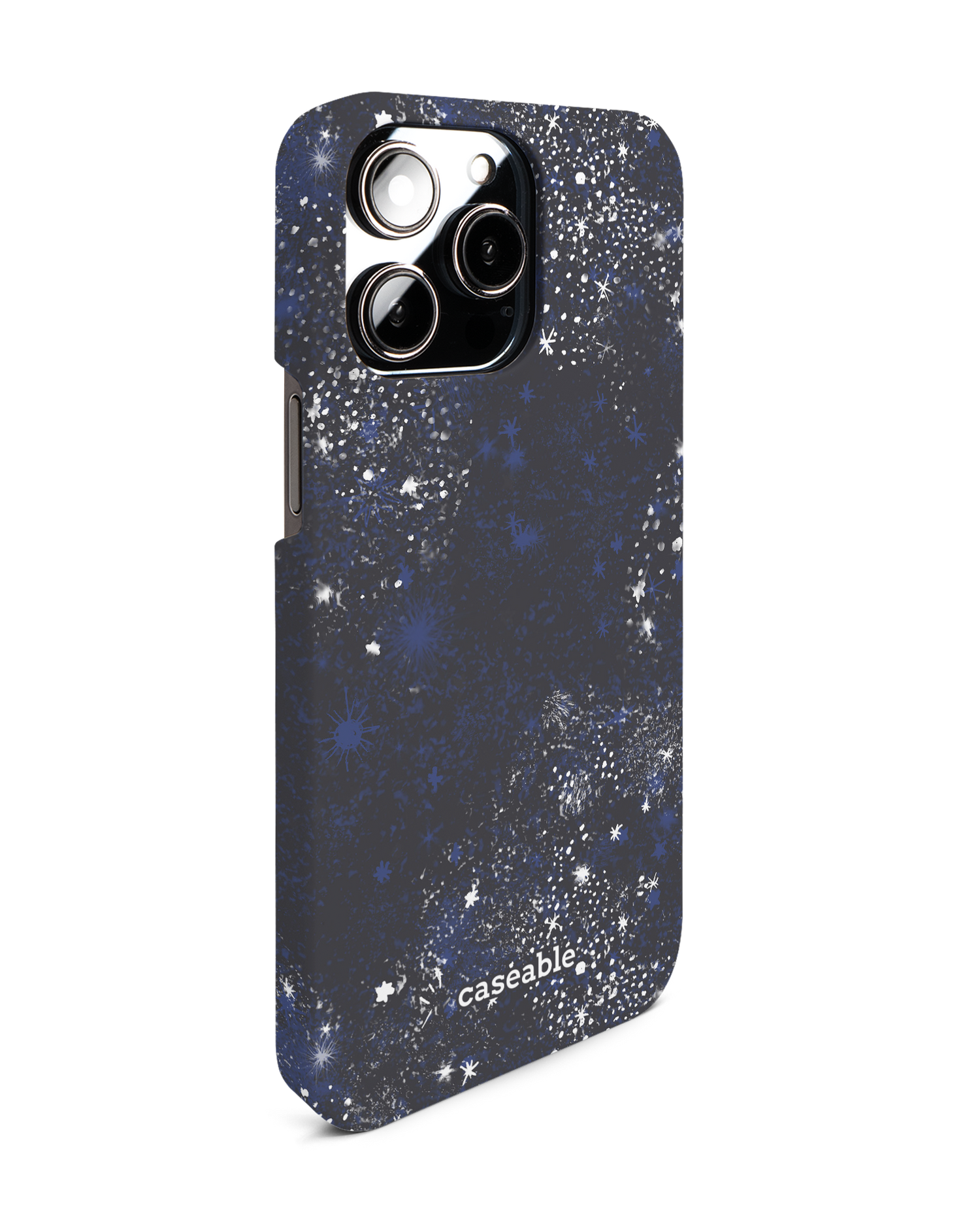 Starry Night Sky Hardcase Handyhülle für Apple iPhone 14 Pro Max: Seitenansicht links