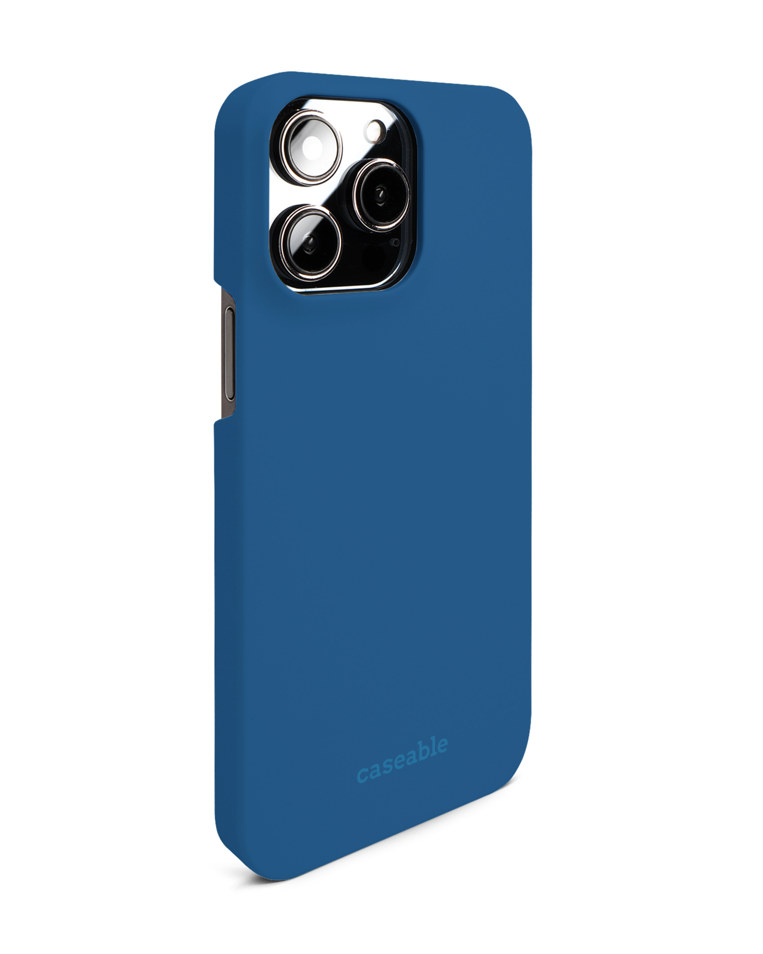 CLASSIC BLUE Hardcase Handyhülle für Apple iPhone 14 Pro Max: Seitenansicht links