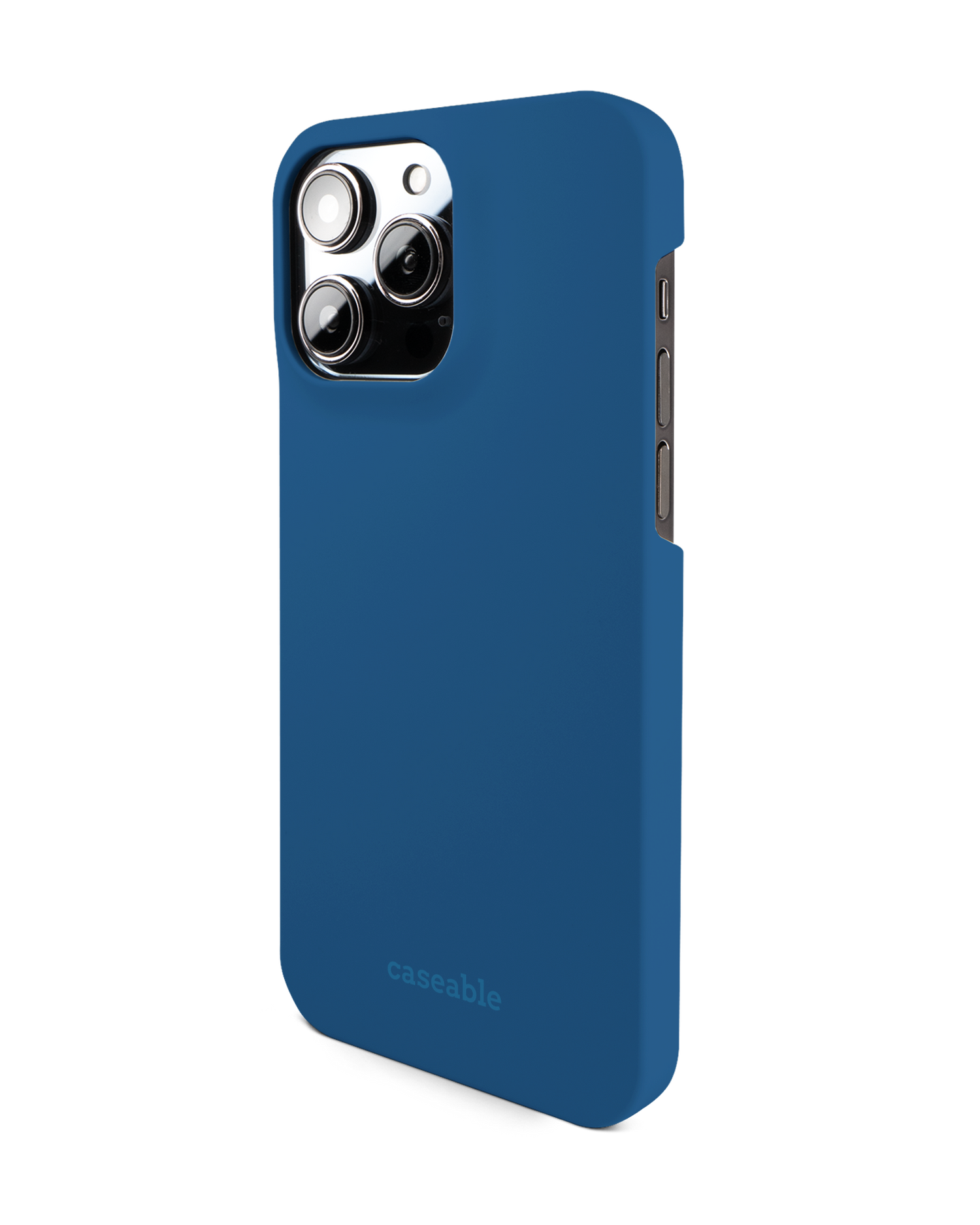 CLASSIC BLUE Hardcase Handyhülle für Apple iPhone 14 Pro Max: Seitenansicht rechts