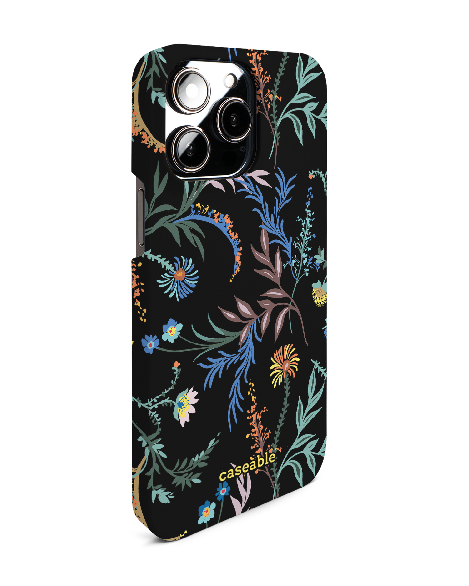 Woodland Spring Floral Hardcase Handyhülle für Apple iPhone 14 Pro Max: Seitenansicht links