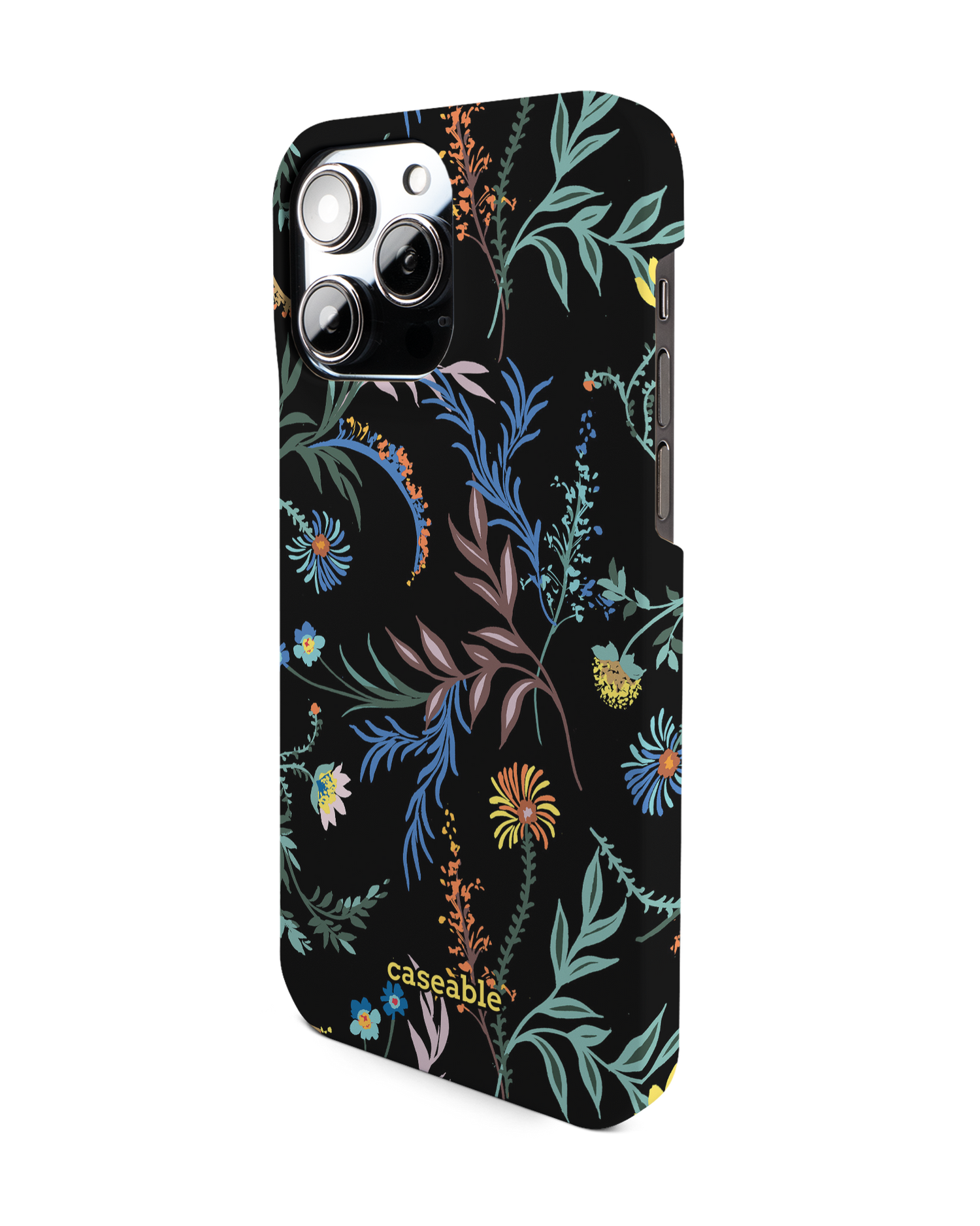 Woodland Spring Floral Hardcase Handyhülle für Apple iPhone 14 Pro Max: Seitenansicht rechts