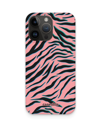Pink Zebra Hardcase Handyhülle für Apple iPhone 15 Pro Max