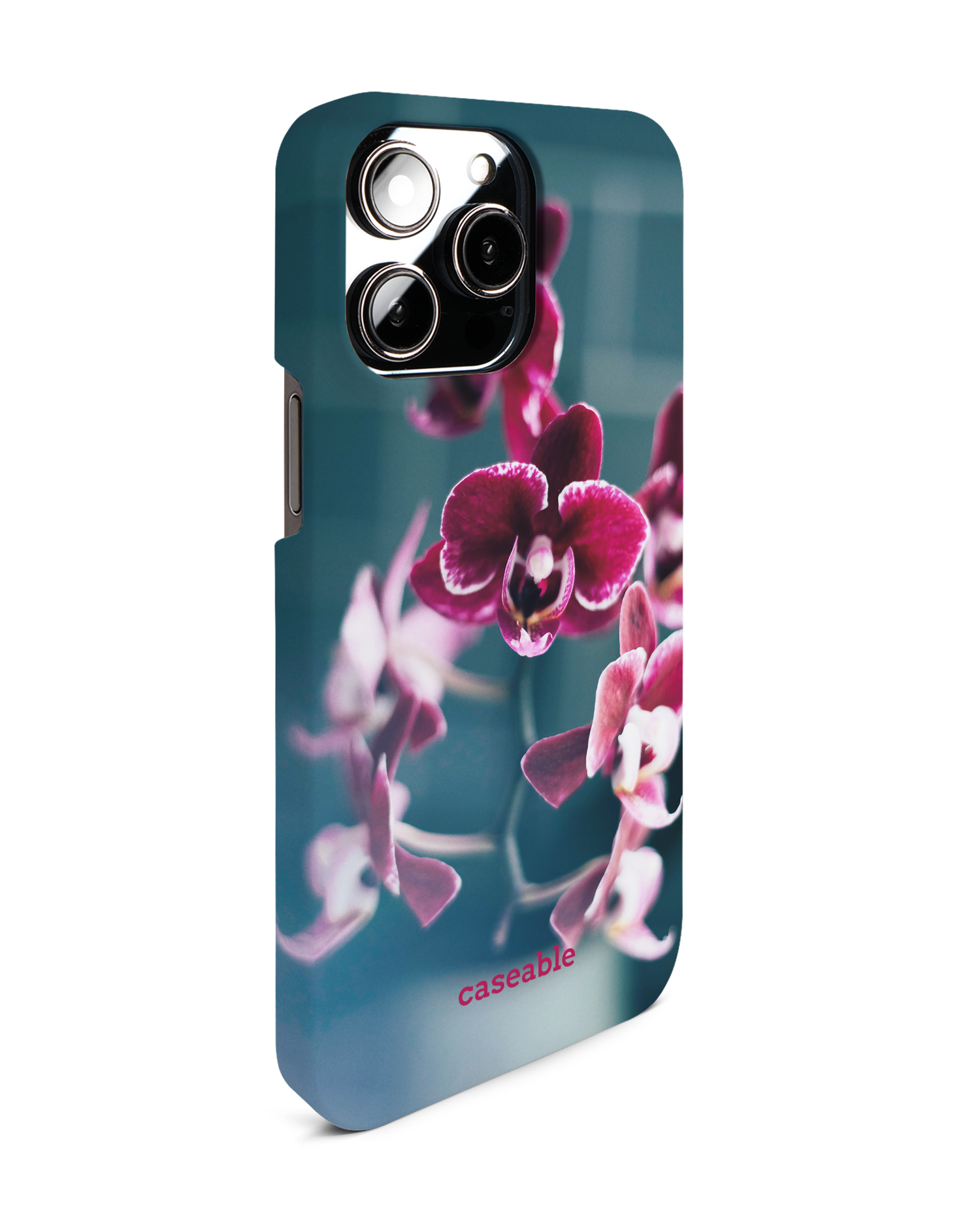 Orchid Hardcase Handyhülle für Apple iPhone 14 Pro Max: Seitenansicht links