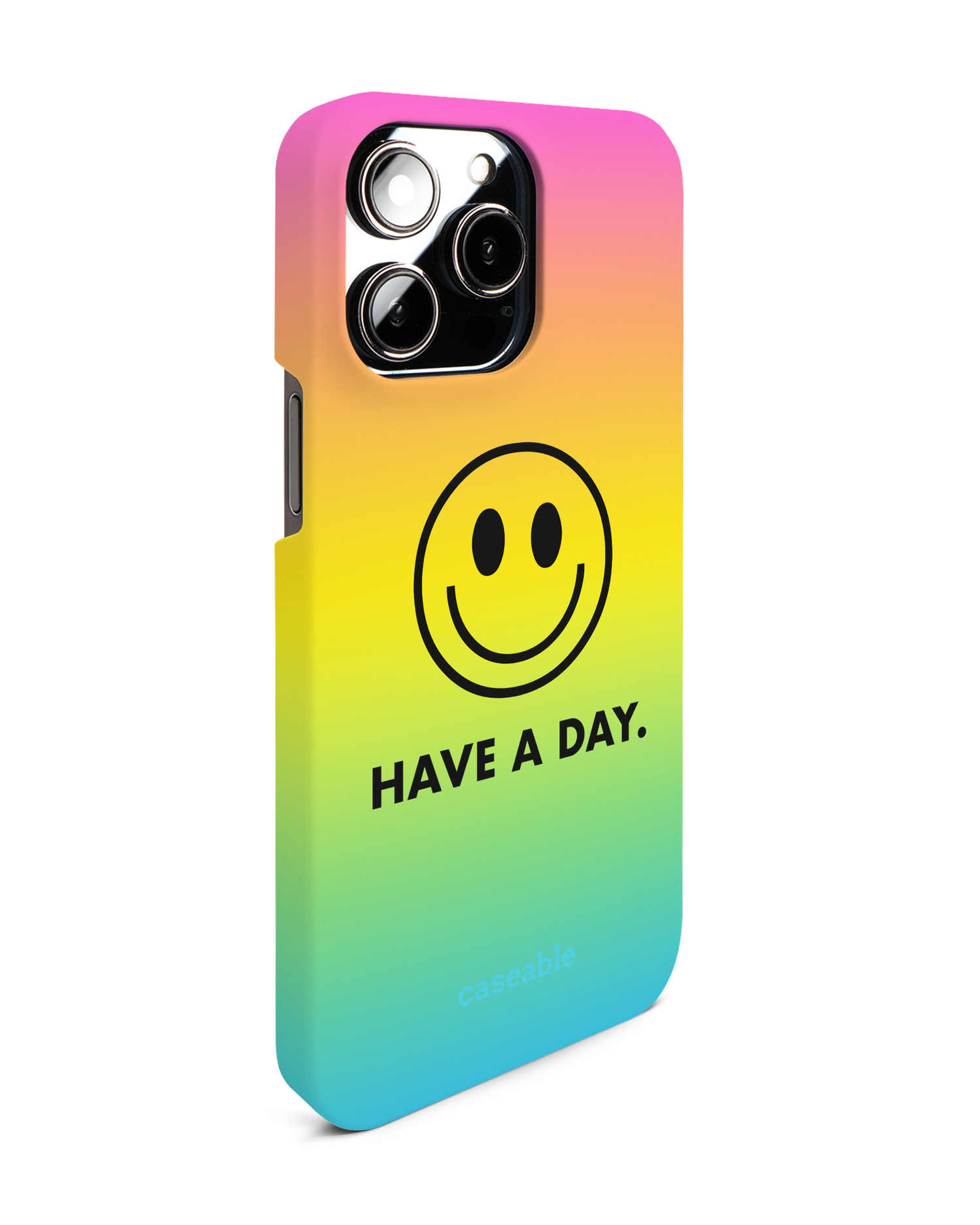 Have A Day Hardcase Handyhülle für Apple iPhone 14 Pro Max: Seitenansicht links