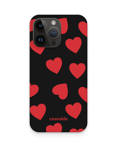 Repeating Hearts Hardcase Handyhülle für Apple iPhone 15 Pro Max