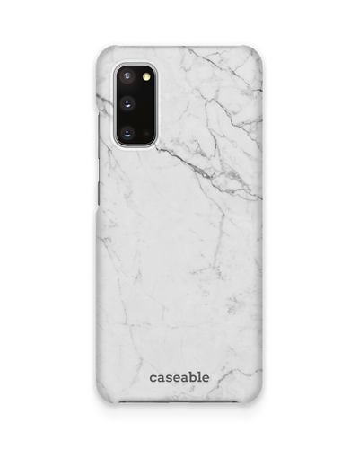 White Marble Hardcase Handyhülle Samsung Galaxy S20