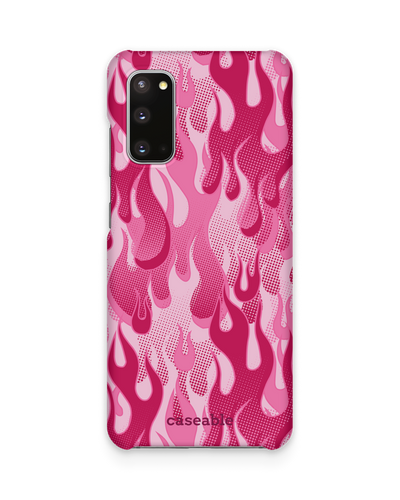 Pink Flames Hardcase Handyhülle Samsung Galaxy S20