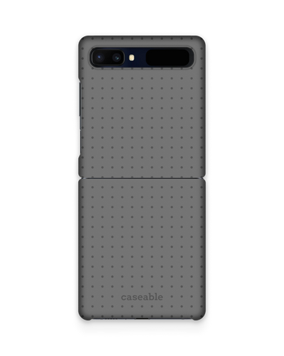 Dot Grid Grey Hardcase Handyhülle Samsung Galaxy Z Flip