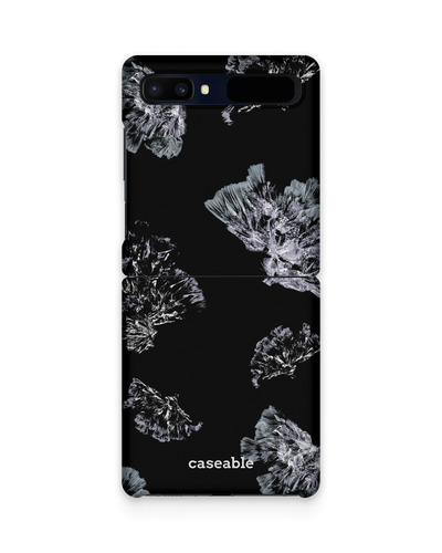 Silver Petals Hardcase Handyhülle Samsung Galaxy Z Flip