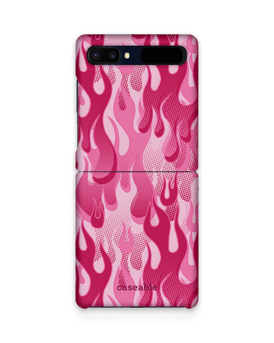 Pink Flames Hardcase Handyhülle Samsung Galaxy Z Flip