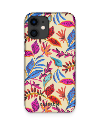 Painterly Spring Leaves Hardcase Handyhülle Apple iPhone 12 mini